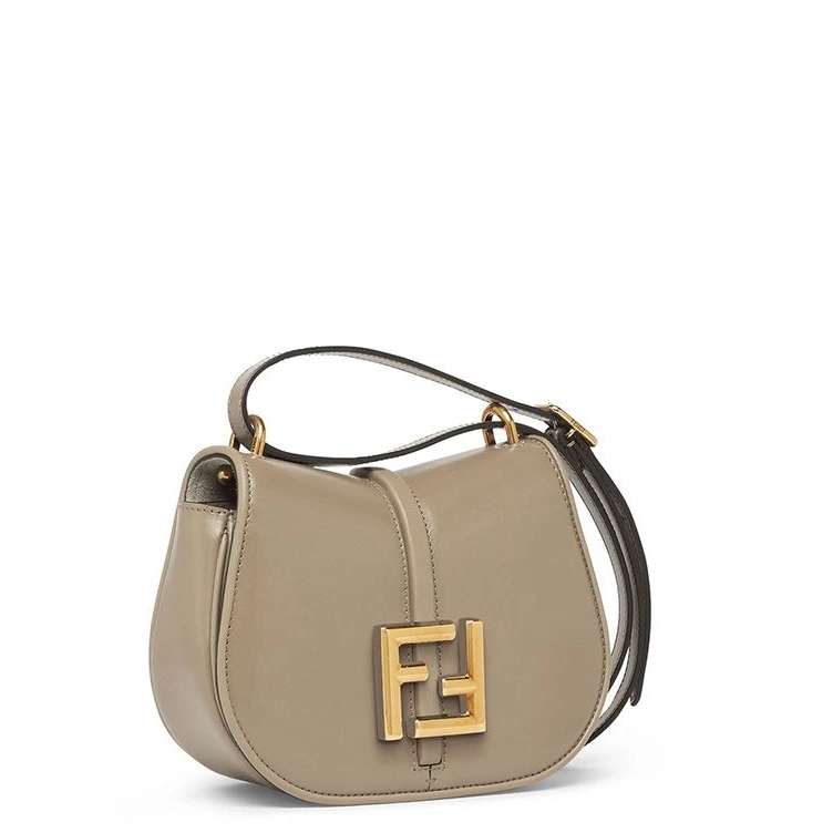 Cheap Fendi Mini Bag Grey Leather Calf C'mon In 0721